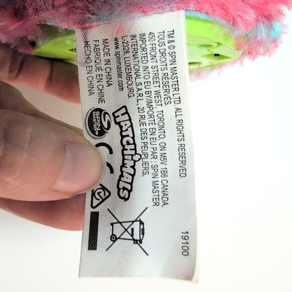 Hatchimals Fabula Forest Pink/Green Owl Spinmaster Interactive Bird Toy *Works* - Picture 6 of 7